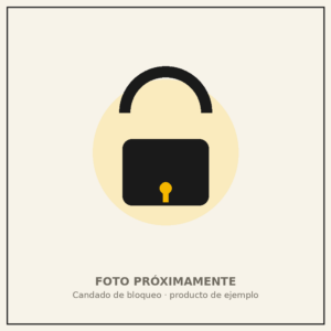 Candado de bloqueo (producto de ejemplo)